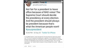 Fact Check: Donald Trump Did NOT Tweet That It's 'Not Fair For A President To Leave Office Because Of BAD Votes'